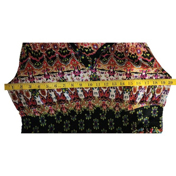 Bohemian Sleeveless V-Neck Maxi Dress By Bila XL - Picture 6 of 7